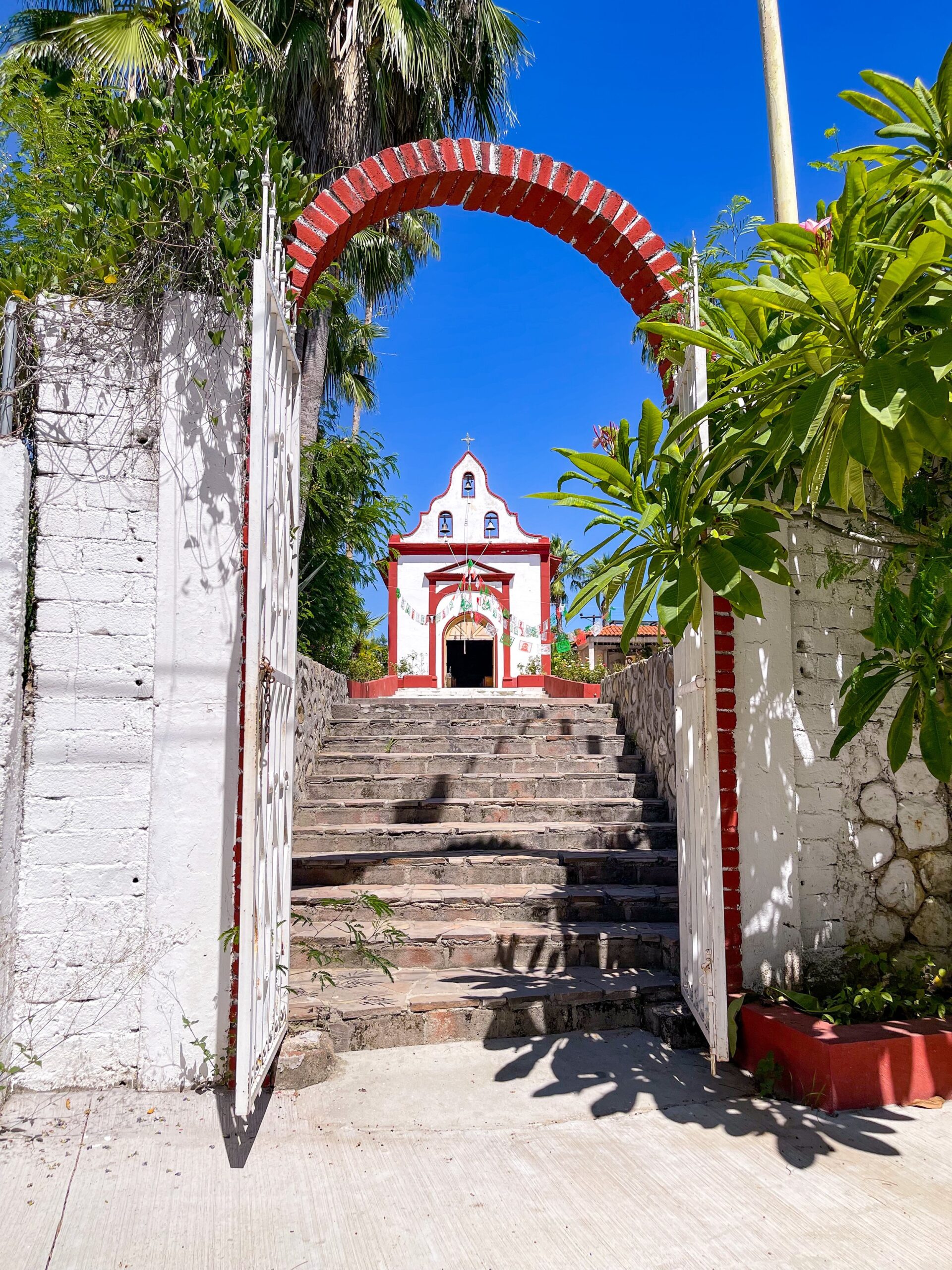 Church in the town of Miraflores.  It's a great day trip from Los Cabos!