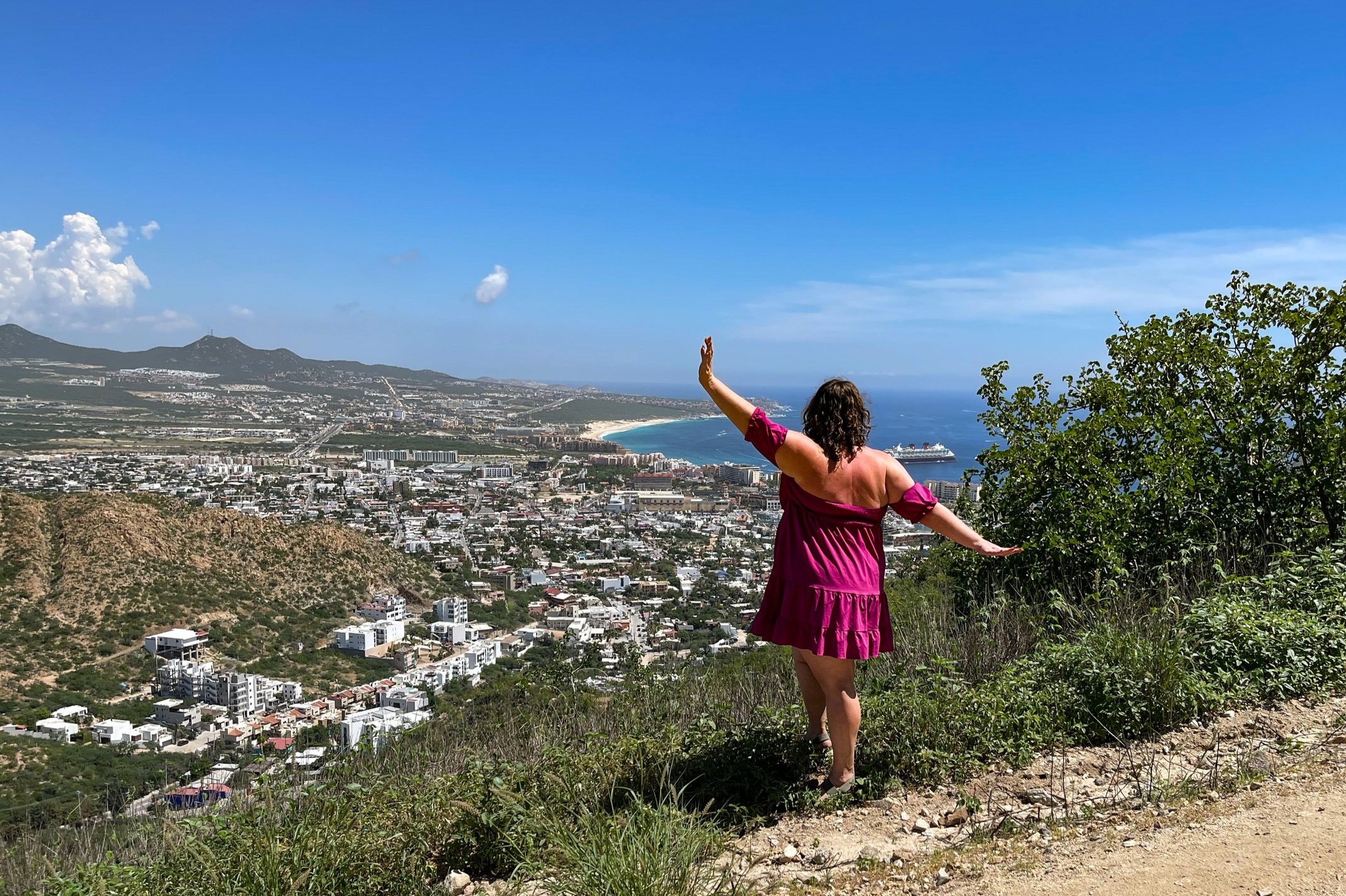 The view from Cerro de la Z in the Pedregal in Cabo San Lucas.